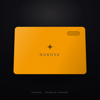 Nubova Workstation — Arancio Orange Alcantara